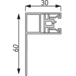 Screen LHTF plaatsing tussen de muur